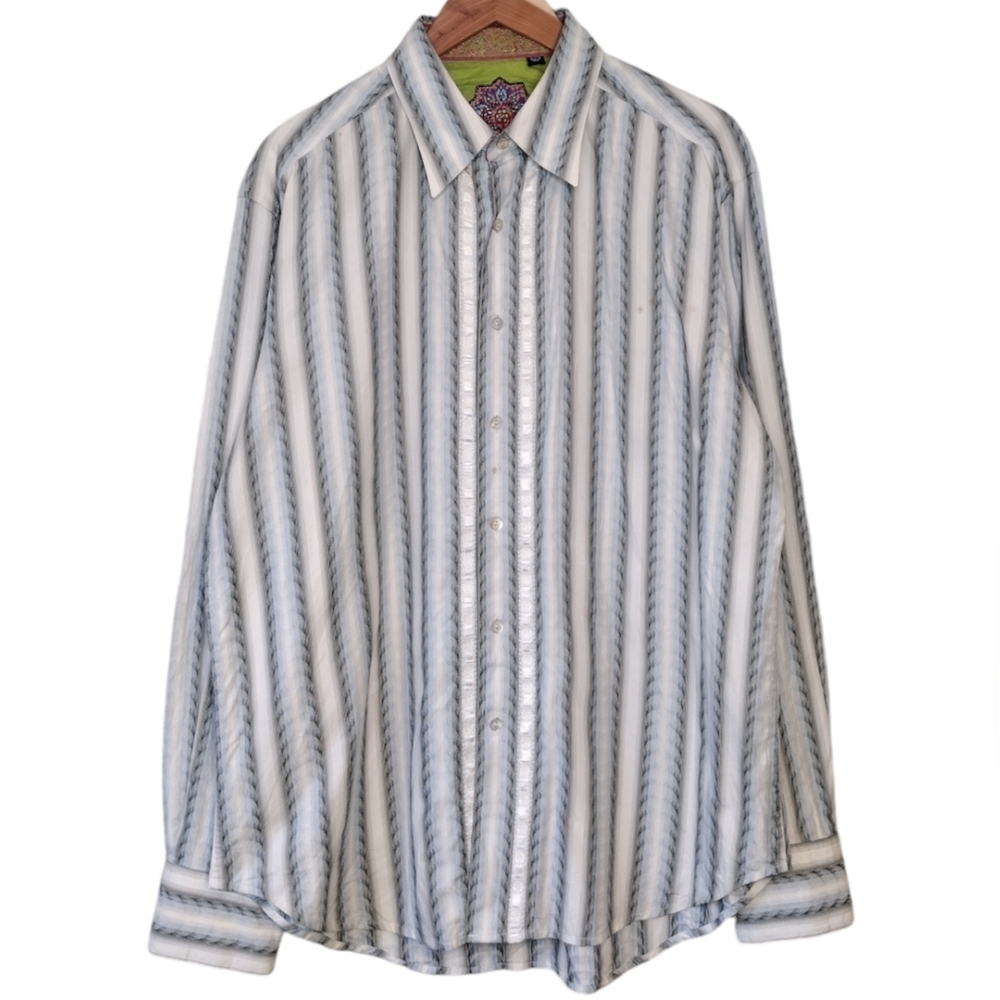 Robert Graham Men's Maca Bana Rodeo Cowboy Western Button Down Shirt Size XL